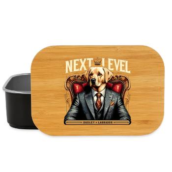 Dudley Labrador Suit Next Level Dog King Chair - Lunch Box - black - Front
