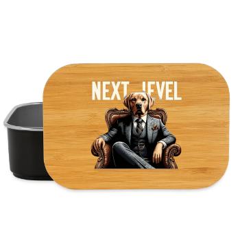 Dudley Labrador Suit Next Level Dog King Chair - Lunch Box - black - Front