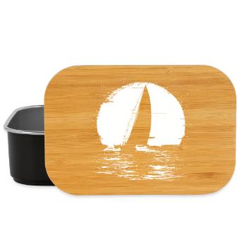 Segelboot - Lunch Box - Schwarz - Vorne