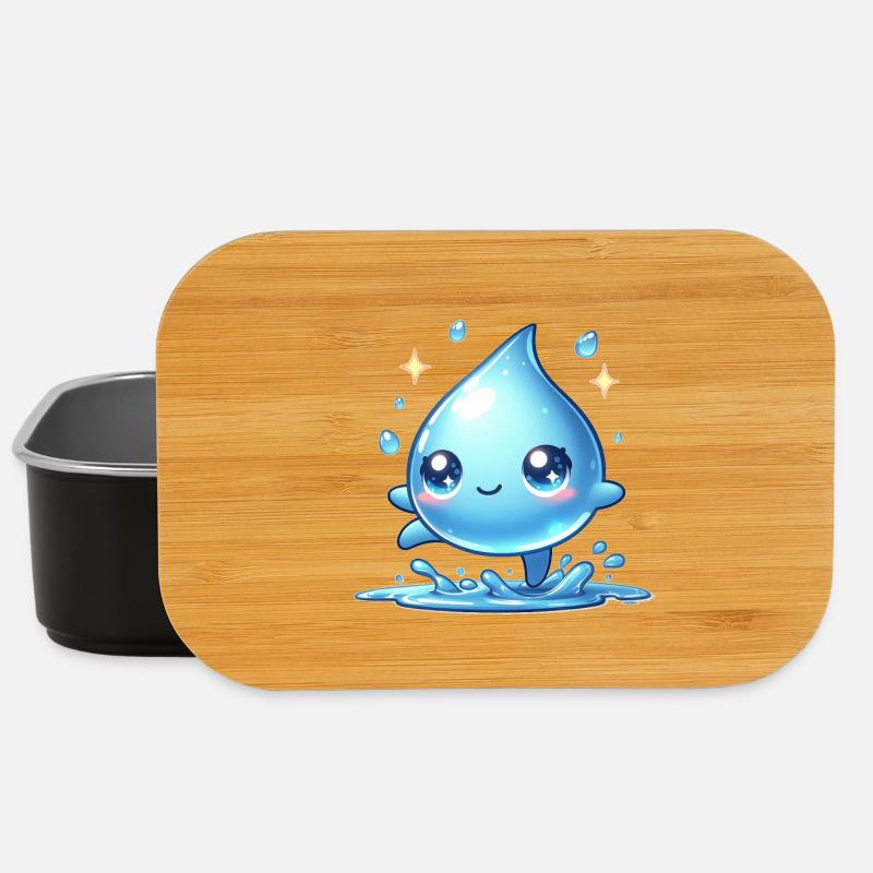 Wasser - Lunch Box - Schwarz