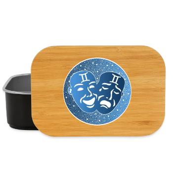 Zwillinge Sternzeichen - Lunch Box - Schwarz - Vorne