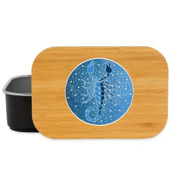 Signe astrologique du scorpion - Boîte à goûter - noir - Devant
