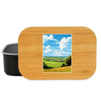Kent Downs Aonb Reise Poster Souvenir Farbe WPA - Lunch Box - Schwarz - Vorne