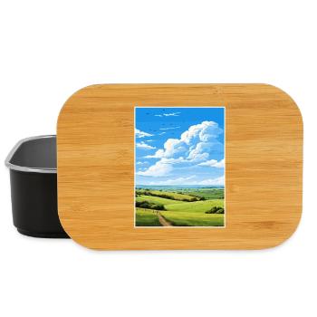 Kent Downs Aonb Reise Poster Souvenir Farbe WPA - Lunch Box - Schwarz - Vorne