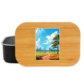 Cannock Chase Aonb Affiche de voyage Souvenir Peinture WP - Boîte à goûter - noir - Devant