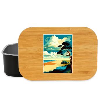 Norfolk Coast Anob Travel Poster Souvenir Paint WP - Lunch Box - black - Front