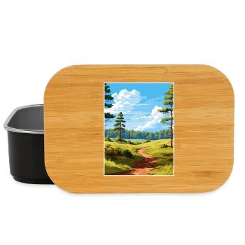 Cannock Chase Aonb Affiche de voyage Souvenir Peinture WP - Boîte à goûter - noir - Devant