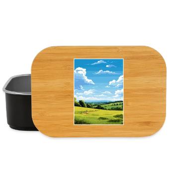 Blackdown Hills Aonb Reiseposter Souvenir WPA - Lunch Box - Schwarz - Vorne