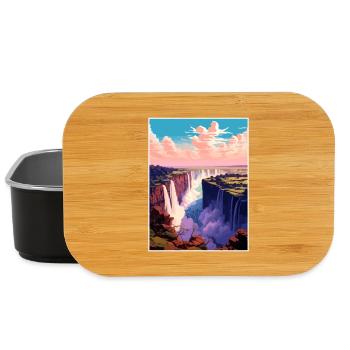 Tanzanie Affiche de voyage Souvenir Carte Postale Peinture - Boîte à goûter - noir - Devant