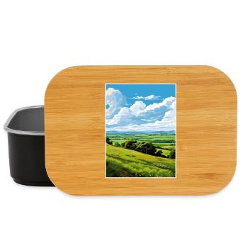 Blackdown Hills Aonb Reiseposter Souvenir WPA - Lunch Box - Schwarz - Vorne