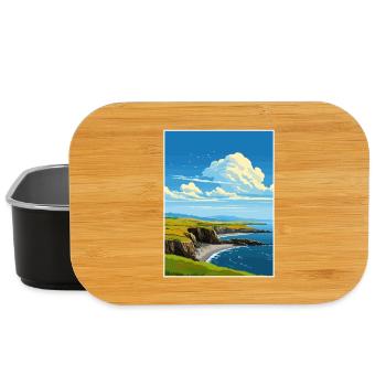Antrim Coast And Glens Aonb Voyage Poster Souvenir - Boîte à goûter - noir - Devant