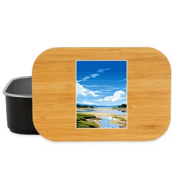 Arnside et Silverdale Aonb Voyage Poster Souvenir - Boîte à goûter - noir - Devant
