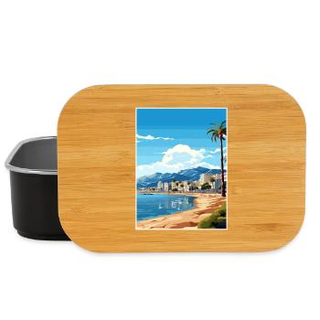 Agadir Marokko Reise Poster Souvenir Malerei WPA - Lunch Box - Schwarz - Vorne