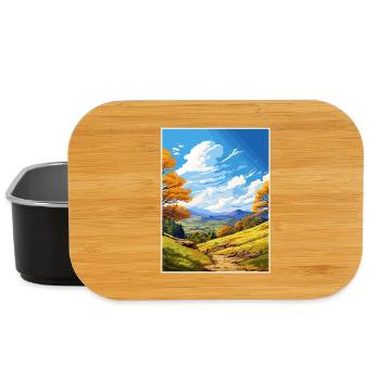 Clwydian Range And Dee Valley Aonb Travel Poster - Lunch Box - black - Front