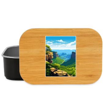 Südafrika Reise Poster Souvenir Postkarte Farbe - Lunch Box - Schwarz - Vorne