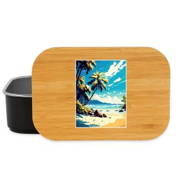 Zanzibar Tanzanie Affiche de voyage Peinture Souvenir WPA - Boîte à goûter - noir - Devant