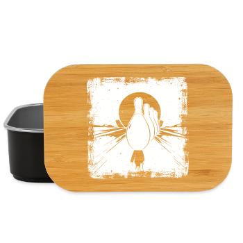 Bowling Pins - Lunch Box - black - Front