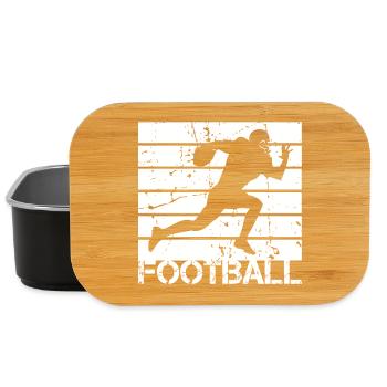 Footballeur - Boîte à goûter - noir - Devant