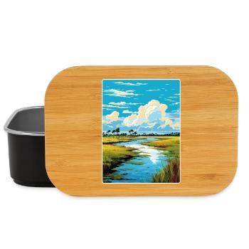 Formosa Argentina Travel Poster Souvenir Paint WPA - Lunch Box - black - Front
