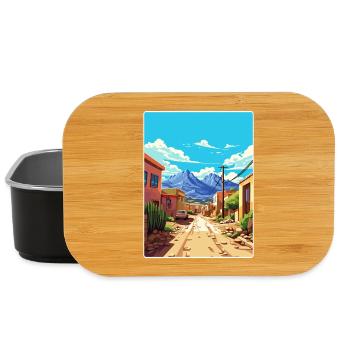 Salta Argentina Travel Poster Souvenir Paint WPA - Lunch Box - black - Front