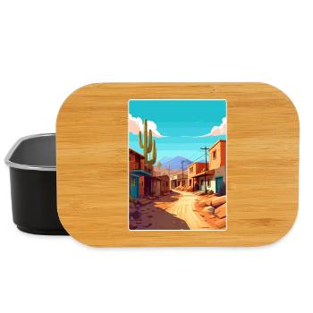 Jujuy Argentina Travel Poster Souvenir Paint WPA - Lunch Box - black - Front