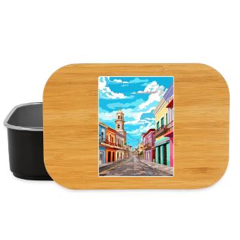 Salvador Brasilien Reise Poster Souvenir Farbe WPA - Lunch Box - Schwarz - Vorne