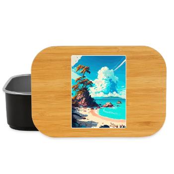 Ko Samui Thailand Thai Reise Poster Souvenir WPA - Lunch Box - Schwarz - Vorne
