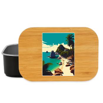 Ko Tao Thailand Thai Reise Poster Souvenir WPA - Lunch Box - Schwarz - Vorne