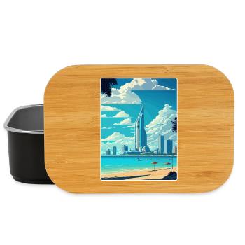 Pattaya Thailand Thai Reise Poster Souvenir WPA - Lunch Box - Schwarz - Vorne