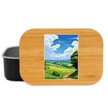 Dorset Aonb Reise Poster Souvenir Postkarte Farbe - Lunch Box - Schwarz - Vorne