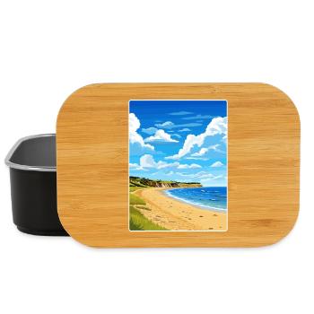Dorset Aonb Reise Poster Souvenir Postkarte Farbe - Lunch Box - Schwarz - Vorne