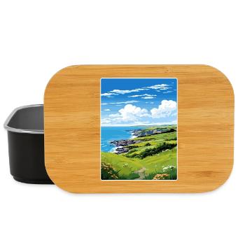 Llyn Aonb Reise Poster Souvenir Postkarte Malerei - Lunch Box - Schwarz - Vorne