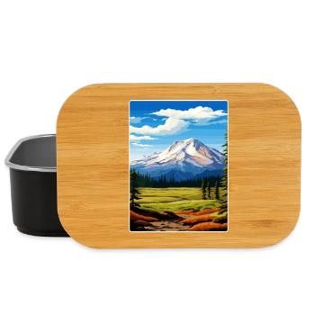 Lassen Volcanic National Park California Travel - Lunch Box - black - Front