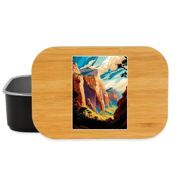 Zion Nationalpark Angels Landing Arizona Reisen - Lunch Box - Schwarz - Vorne