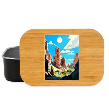 Parc national des Pinnacles Californie Affiche de voyage - Boîte à goûter - noir - Devant