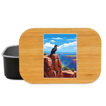 Grand Canyon National Park Arizona Travel Poster - Lunch Box - black - Front