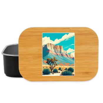 Guadalupe Mountains National Park Travel Poster - Lunch Box - black - Front