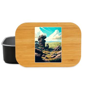 Dartmoor Nationalpark Reiseposter Souvenir WPA - Lunch Box - Schwarz - Vorne