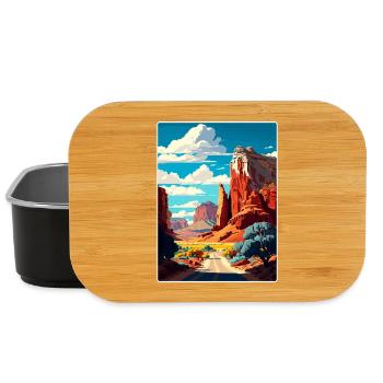 Capitol Reef Nationalpark Reiseposter Souvenir - Lunch Box - Schwarz - Vorne