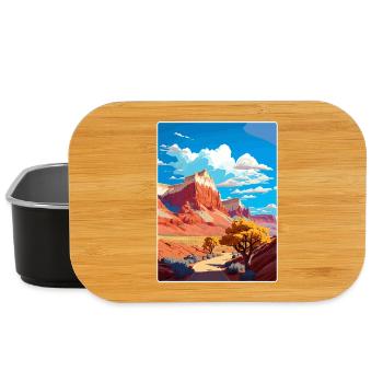 Capitol Reef Nationalpark Reiseposter Souvenir - Lunch Box - Schwarz - Vorne