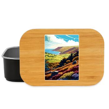 Exmoor Nationalpark Reise Poster Postkarte Farbe - Lunch Box - Schwarz - Vorne