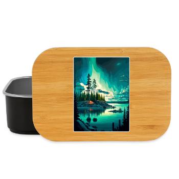 Voyageurs Nationalpark Reiseposter Souvenir WPA - Lunch Box - Schwarz - Vorne