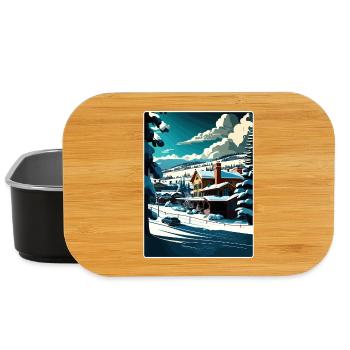 Steamboat Springs Colorado Reise Poster Souvenir - Lunch Box - Schwarz - Vorne