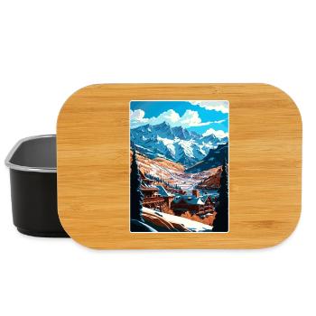 Telluride Ski Colorado Reise Poster Souvenir WPA - Lunch Box - Schwarz - Vorne