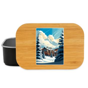 Beaver Creek Ski Voyage Affiche Peinture Souvenir WPA - Boîte à goûter - noir - Devant