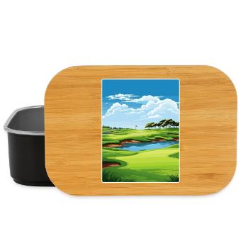 Harbor Town Golf Links Club Course Reiseposter - Lunch Box - Schwarz - Vorne