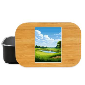 Hazeltine National Golf Club Reiseposterkarte - Lunch Box - Schwarz - Vorne