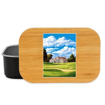 Die Reiseposterkarte des Olympi Golf Club Course - Lunch Box - Schwarz - Vorne