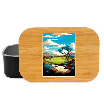 Grayhawk Golf Club Arizona Reiseposter Souvenir - Lunch Box - Schwarz - Vorne