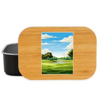 Olympi Fields Golf Club Reiseposter Souvenir - Lunch Box - Schwarz - Vorne
